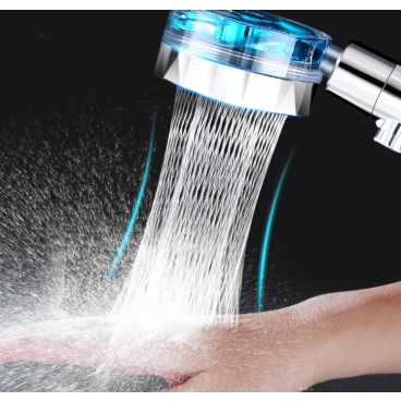 Set 2 capete de dus cu ventilator, rainfall