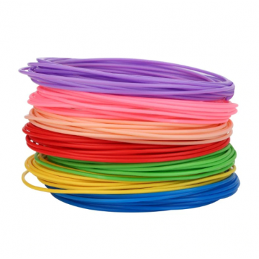 Set 10 filamente PLA pentru Creion 3D Magic, 1.75mm, 5m multicolor