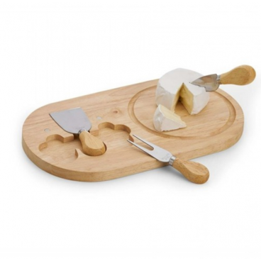 Set platou cu ustensile pentru servit branzeturi, 3 piese