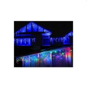 Instalatie LED tip franjuri 12m, de exterior, Multicolor