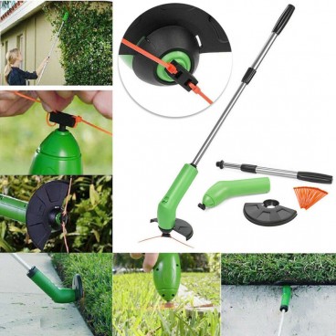 Trimmer portabil pentru gazon cu brat extensibil, functionare pe baterii teleMAG