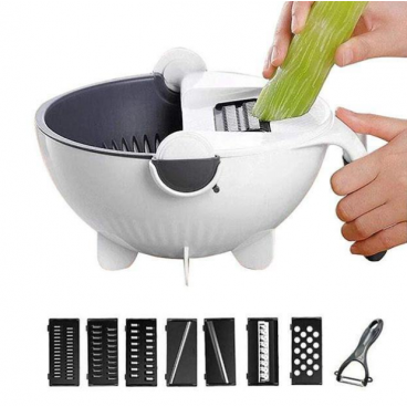 Razatoare Smart Veg Basket 9 in 1 cu bol pentru prespalare