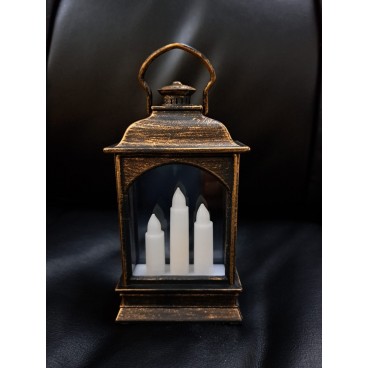 Felinar Craciun cu lumina LED 