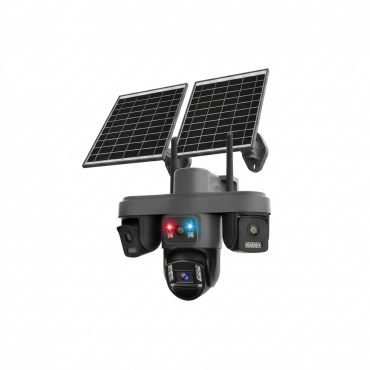 Camera Supraveghere 4G | 4 Camere Integrate 12MP Ultra HD | Card 32GB Cadou | Panouri Solare Duble | IP66 | Vedere Nocturna