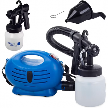 Pistol de Vopsit Electric 650W | Rezervor 800ml | 3 Moduri Pulverizare | Furtun 1.5m | Interior Exterior | Pereti Lemn Metal Beton