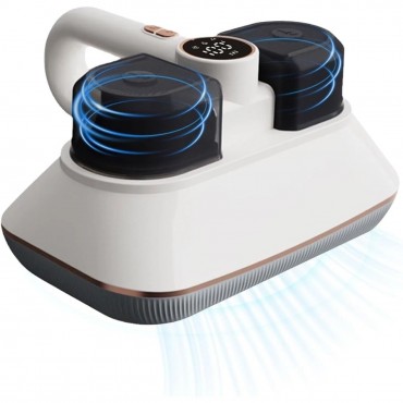 Aspirator Antiacarieni Fara Fir | UV-C + HEPA | 10000Pa | Ultrasunete | Curatare Saltele Si Textile | Ergonomic