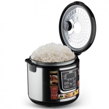 Multicooker Electric cu Gatire Sub Presiune | 5L | 12 Programe | 900W | Display LED | Functii Multiple Gatit