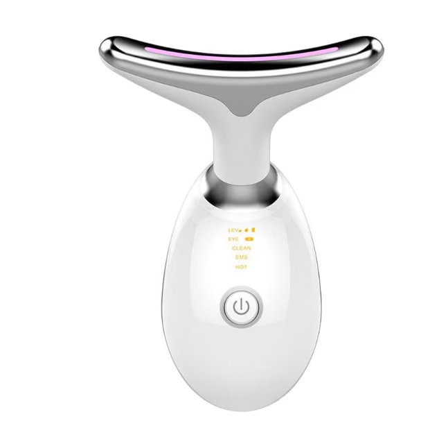 Aparat pentru ingrijire faciala, 7 Terapii Diferite Pentru Piele, Reducerea Ridurilor, Hidratare, Ingrijire Fata si Gat, Lifting, Efect Anti-Imbatranire, Stimularea Microcirculatiei, Productiei de Colagen