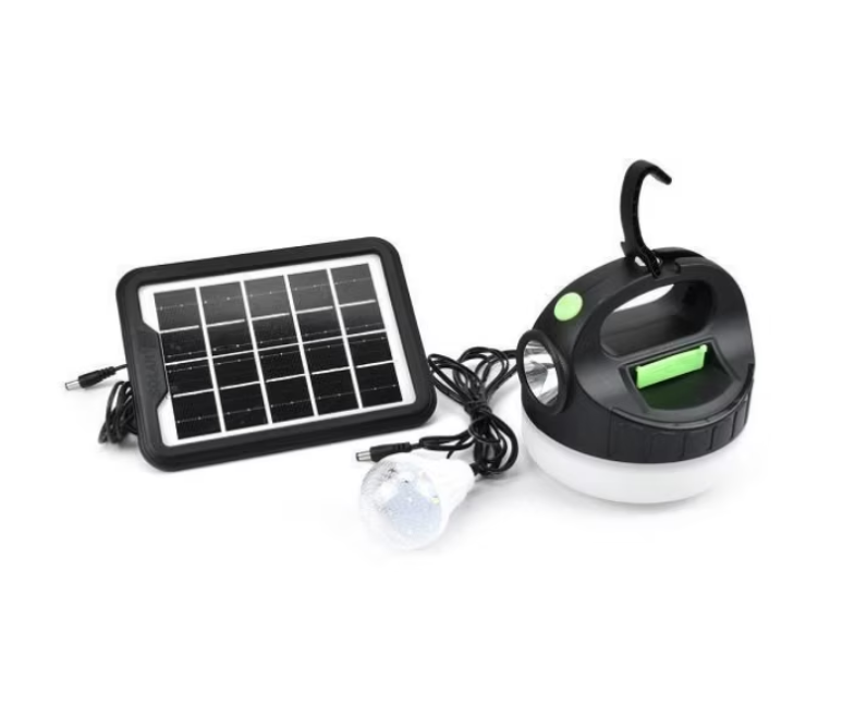 Kit solar GDPlus GD-P20 cu lampa multifunctionala