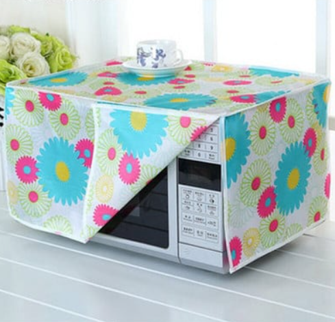 1 + 1 GRATIS - Husa de protectie pentru cuptor cu microunde, rezistenta la apa, rezistenta la praf