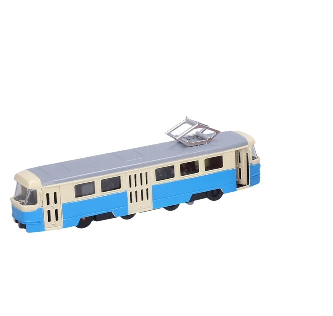 Tramvai unic din metal, DIE-CAST, 16cm