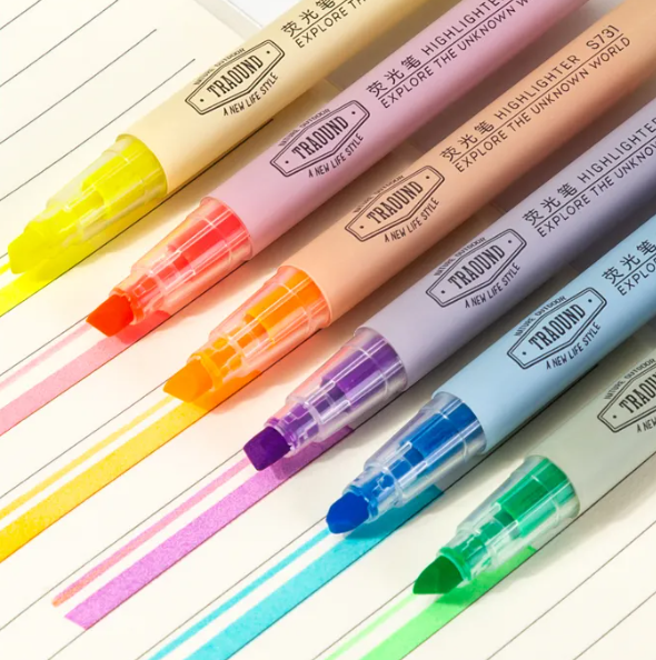 Set 6 Markere Evidentiatoare, Textmarker Highlight