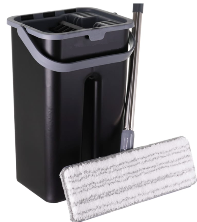 Mop profesional cu doua compartimente de spalare si uscare