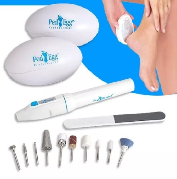 Set manichiura si pedichiura Ped Egg, 18 piese