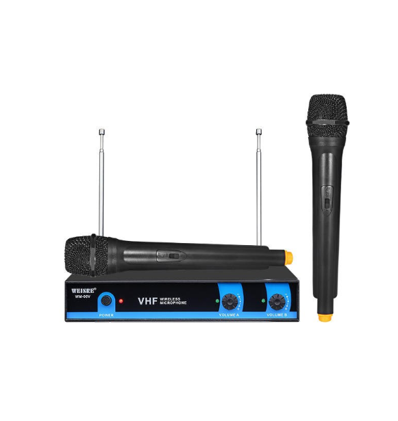 Set 2 Microfoane Cu Receptor, Wireless, 40Hz, 12kHz