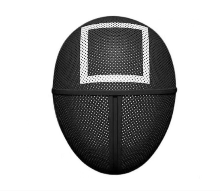 Squid Game mask, masca din jocul calamarului, plastic rezistent