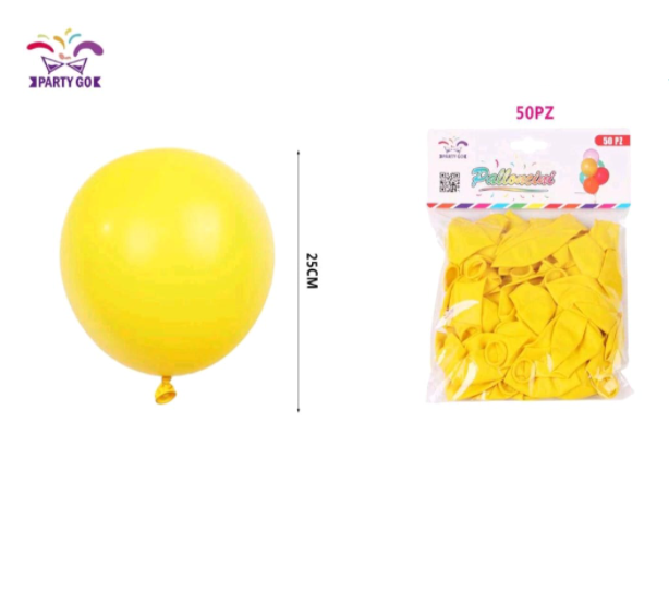 Set baloane,galben,25cm,FA0755