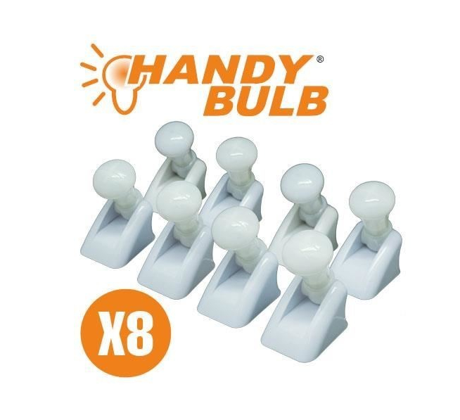 Set 8 becuri portabile .mini-becuri reglabile led, cu intrerupator