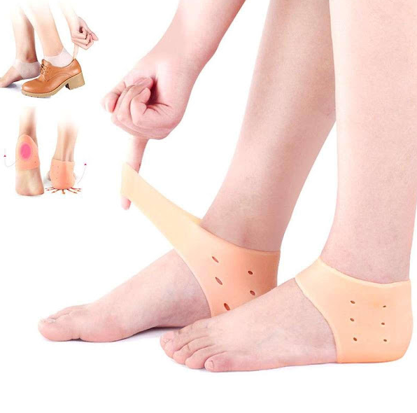 Talonete din Silicon pentru Protectia Calcaiului, Ameliorarea Durerilor si Vindecarea Calcaielor Crapate