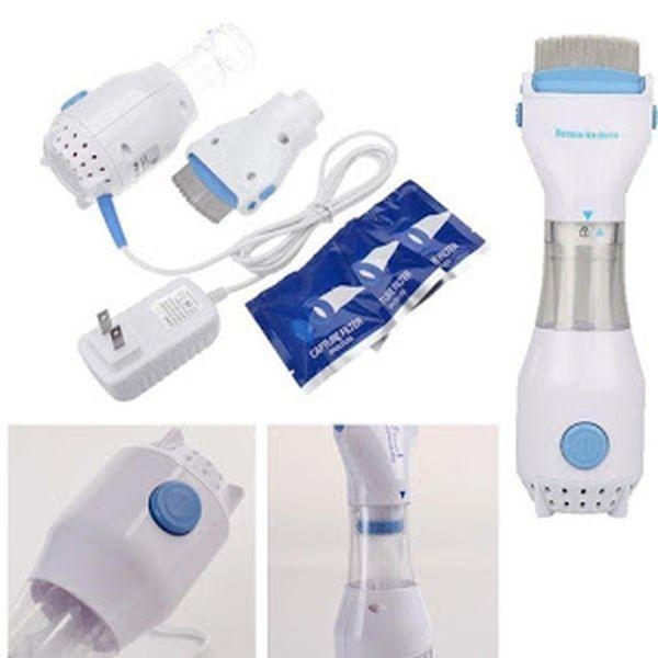 Pieptan aspirator împotriva păduchilor și paraziților