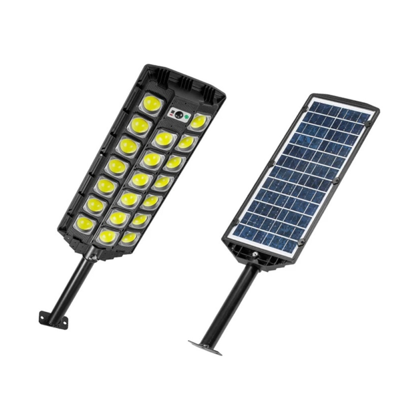 Lampa Solara Stradala 120W, Panou Solar, Senzor De Miscare Si Telecomanda, 20 x Led COB